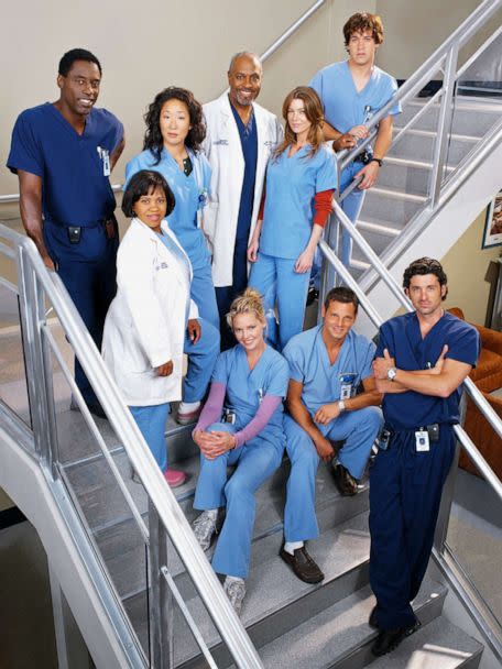 PHOTO: The cast of Grey's Anatomy is shown. (Frank Ockenfels/Disney General Entertainment Content via Getty Images, FILE)