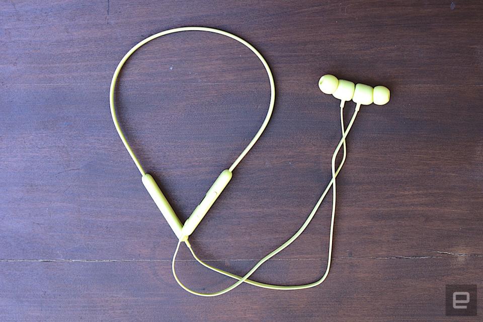 Beats’ most affordable wireless earbuds give you basic on-board controls with AirPod-level quick pairing. The Flex has longer battery life than the BeatsX as well, but the overall sound quality is not great. These will certainly get the job done, but if audio is your primary concern, you’ll likely want to look elsewhere.