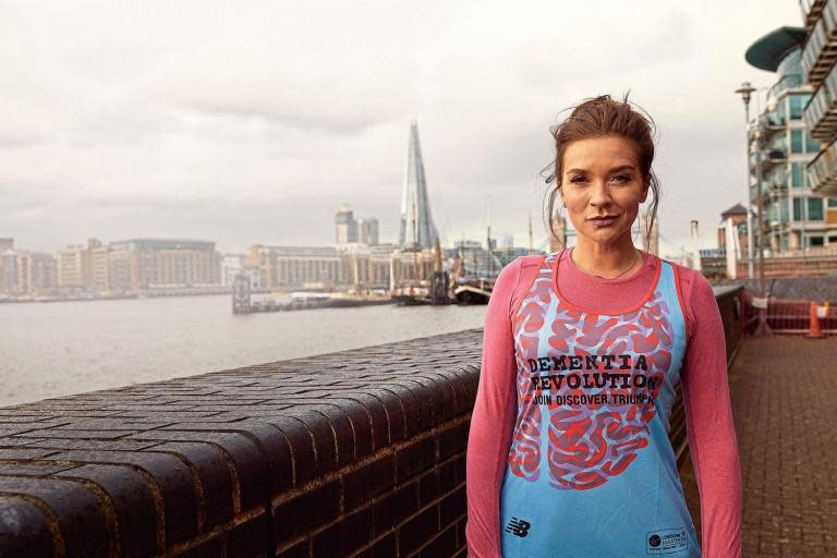 Candice Brown: ‘I’ll hate every second of the London Marathon, but grandad (and cake) will spur me on’