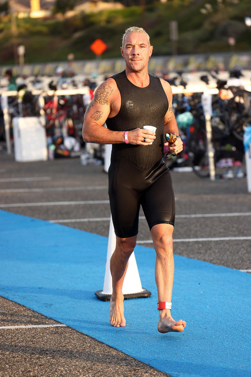 Diplo participates within the 38th Annual Malibu Triathlon benefiting Children’s Hospital Los Angeles on October 01, 2023 in Malibu, California.