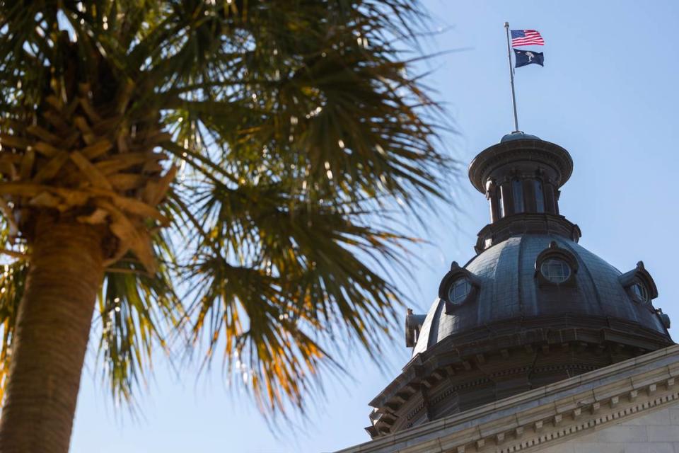 The South Carolina State House in Columbia, South Carolina on Thursday, March 9, 2023.