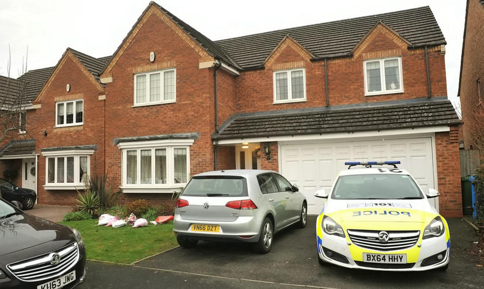 The home of John Broadhurst where Natalie Connolly was found dead in December 2016, in Kenrose Mill, Kinver, near Stourbridge.