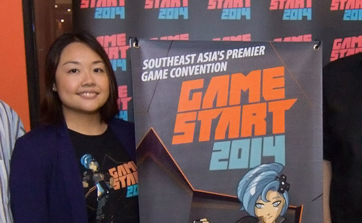 Lee at the recent media preview for Gamestart Asia 2014.
