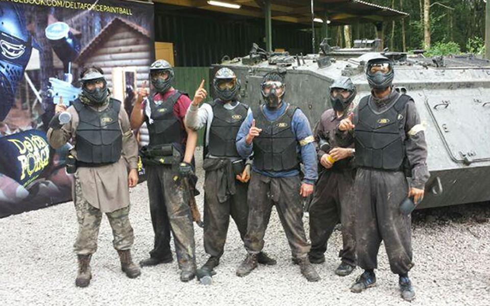 A group of men allegedly trained for combat at a paintballing centre in Solihull - Credit: PA