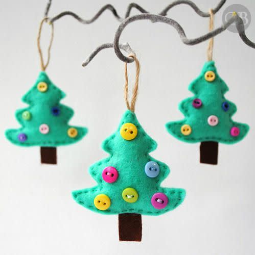 46) Colorful Tree Ornament