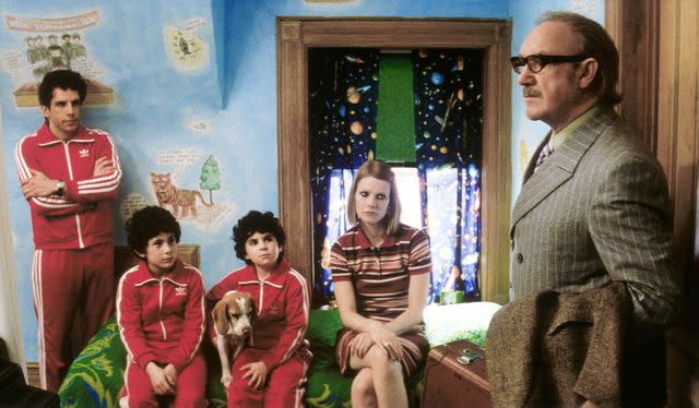 James Hamilton/Buena Vista Ben Stiller, Jonah Meyerson, Grant Rosenmeyer, Gwyneth Paltrow, and Gene Hackman in 'The Royal Tenenbaums'