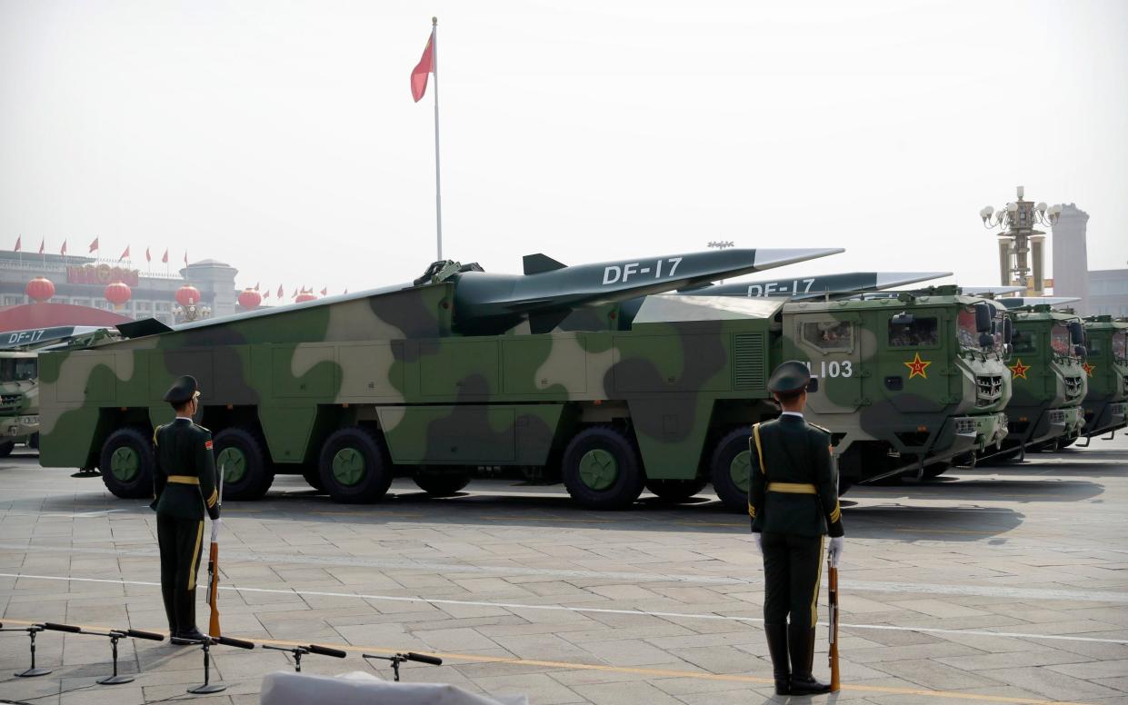 Chinese scientists claim to have developed heat-seeking hypersonic missiles - beating US to the punch - Ng Han Guan /AP