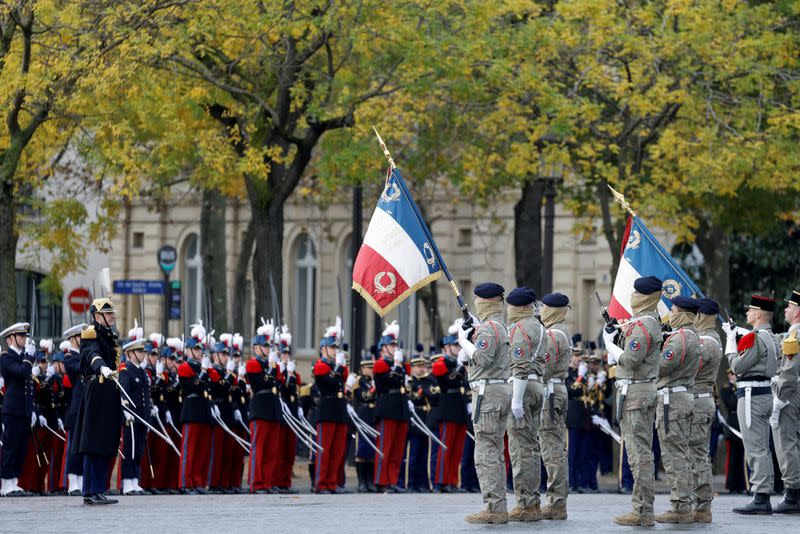 Commemorations of the 105th anniversary of WWI Armistice in Paris