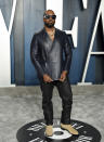 FILE - Kanye West arrives at the Vanity Fair Oscar Party on Feb. 9, 2020, in Beverly Hills, Calif. West turns 44 on June 8. (Photo by Evan Agostini/Invision/AP, File)