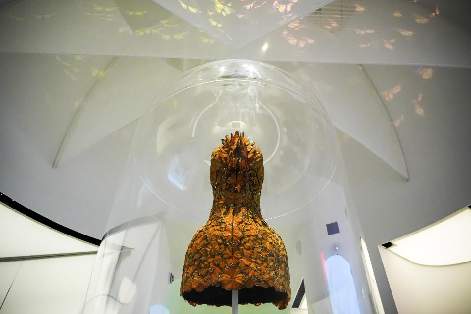 The Metropolitan Museum of Art's Costume Institute gala exhibit, "Sleeping Beauties: Reawakening Fashion," on display at The Metropolitan Museum of Art, Saturday, May 4, 2024, in New York. (AP Photo/Julia Nikhinson)