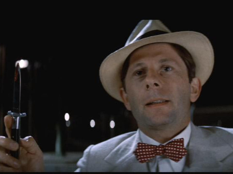 Kurz, aber einprägend war der Auftritt von Roman Polanski in “China Town”. Sein Film-Alter-Ego war es, der Jack Nicholson die Nase aufschlitzte und ihm so sein Gesichtspflaster verpasste. (Bild-Copyright: Paramount Pictures)