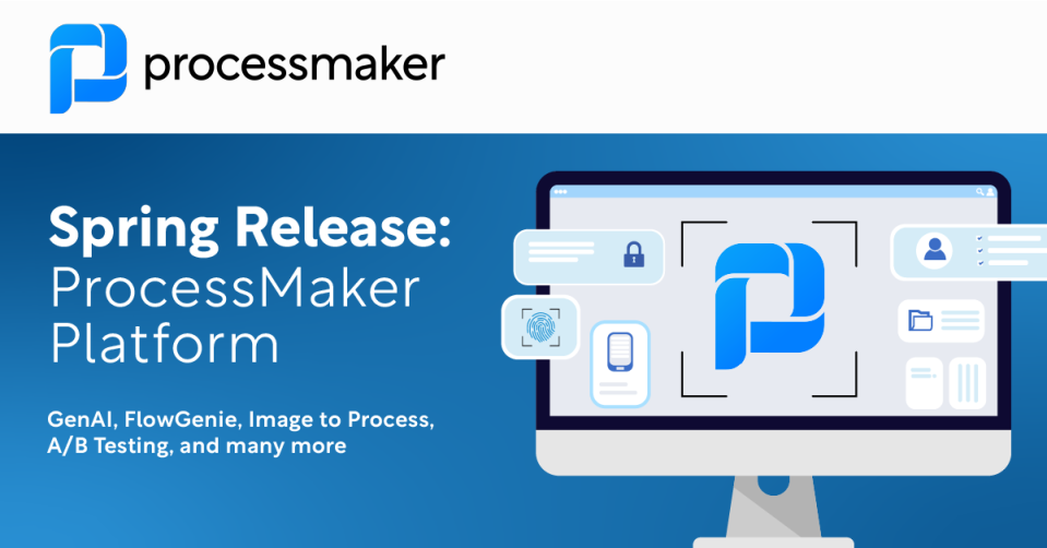 ProcessMaker FlowGenie and Image to Process features help teams start processes in seconds