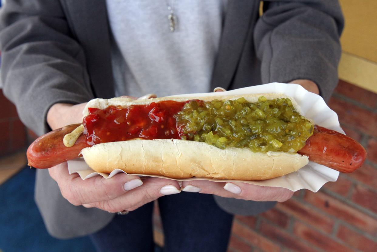 A classic WindMill hot dog from the West End location in Long Branch.