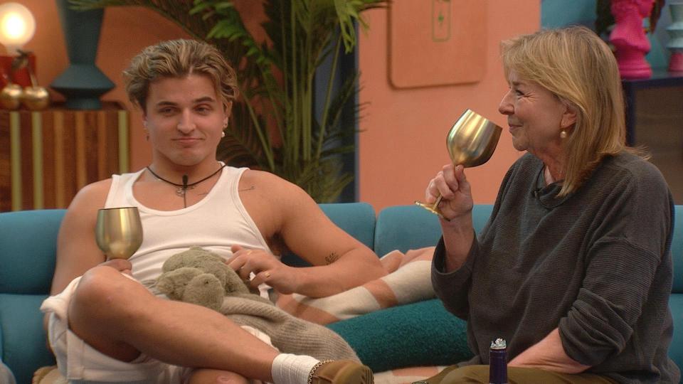 Nikita Kuzmin and Fern Britton had a tricky relationship in Celebrity Big Brother. (ITV screengrab)