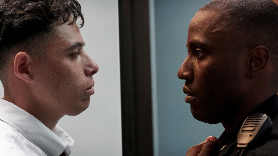 Out of&nbsp;the powerful slew of&nbsp;race-related films to hit Sundance this year, Reinaldo Marcus Green's "Monsters and Men"&nbsp;stands out, partly due to its presentation of different points of view of the same bodega shooting in Brooklyn.&nbsp;<br /><br />Featuring&nbsp;heart-wrenching&nbsp;turns&nbsp;by&nbsp;Anthony Ramos, John David Washington and Kelvin Harrison Jr., the film focuses on the story of three men -- a devoted father who inadvertently films the incident on his iPhone, a black policeman balancing work and home life, and a young baseball prodigy who risks his future for the good of his community -- as they grapple with an all-too-common tragedy on the streets of New York. -- <i>LB</i><a></a>