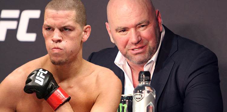 Nate Diaz and Dana White