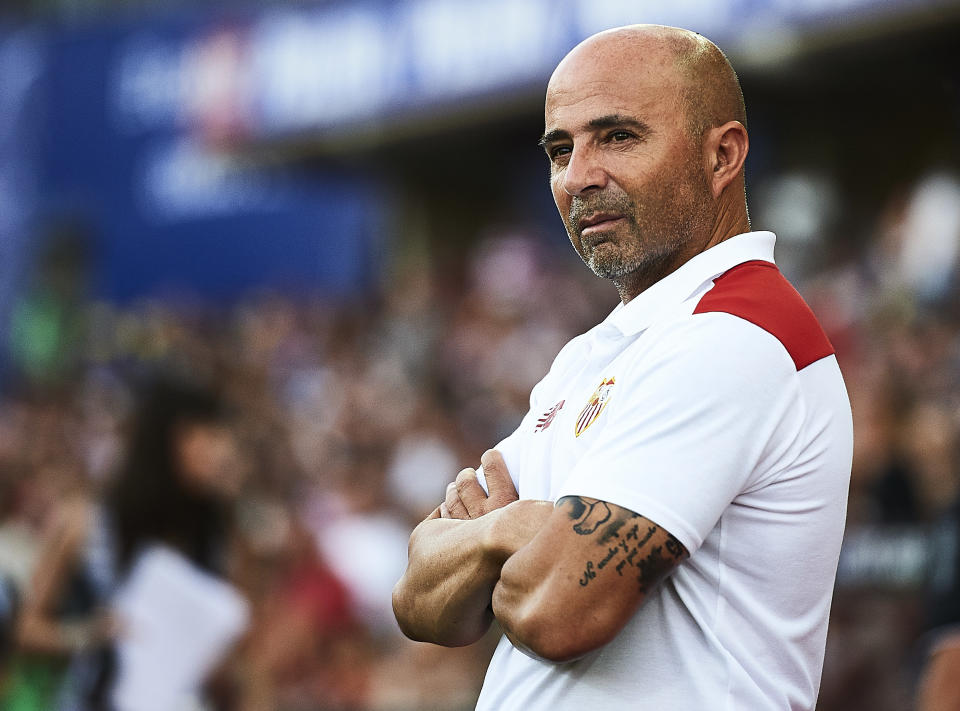 Jorge Sampaoli non si arrende dopo lo 0-2 patito in casa dal Siviglia all&#39;andata. E Franco Vazquez avverte: &quot;Il Barcellona è la migliore squadra del mondo&quot;.