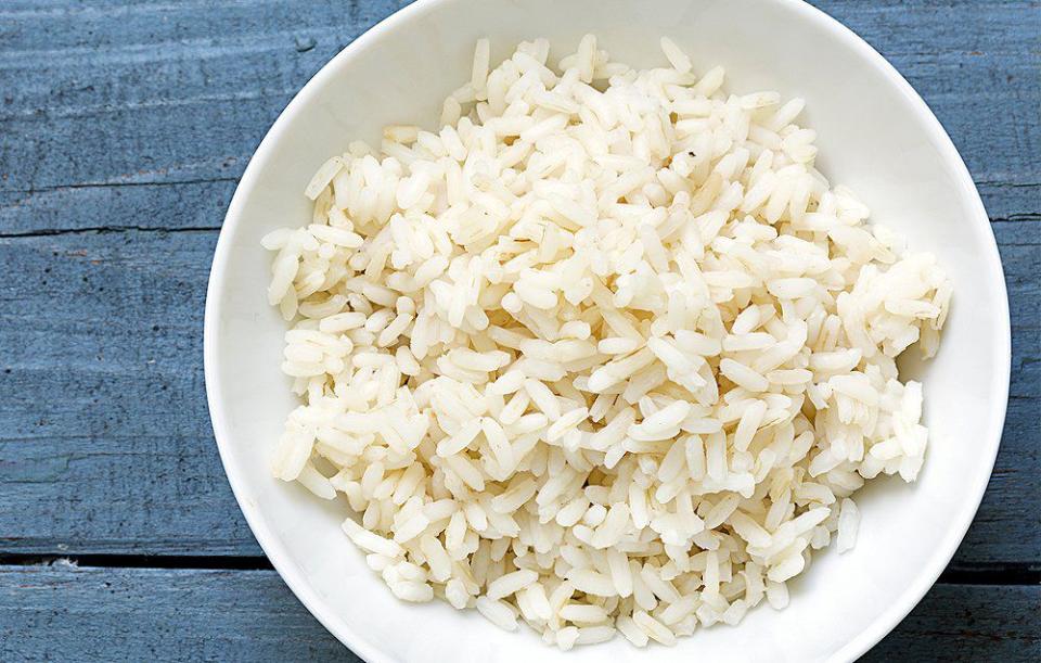 White rice.