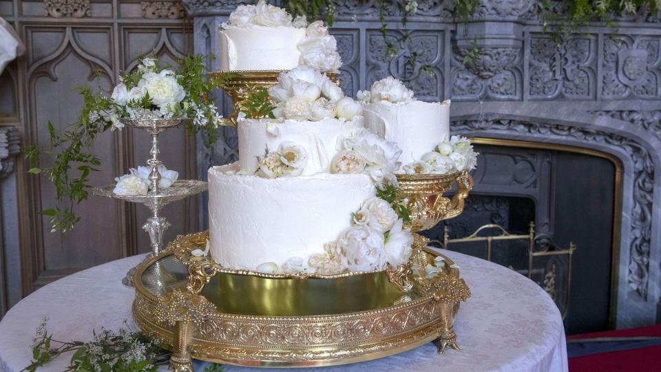 Harry and Meghan's wedding cake.