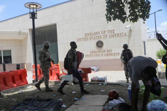 US embassy in Haiti capital closed Tuesday due to nearby gunfire