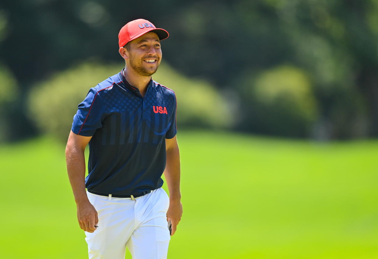 Xander Schauffele earned the Olympic gold medal in Tokyo. (Photo By Ramsey Cardy/Sportsfile via Getty Images)