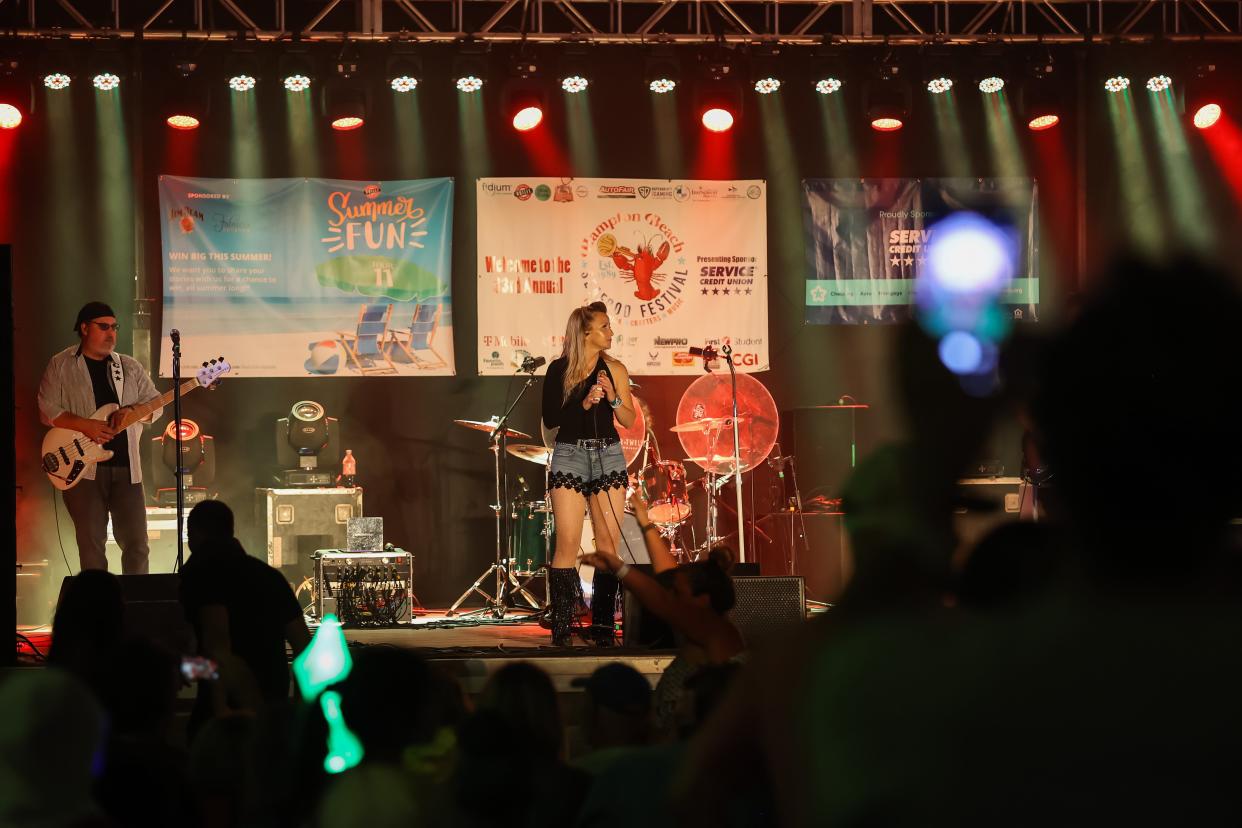 The Hampton Beach Seafood Festival will feature continuous entertainment on two stages - Beach Bar Stage and Seashell Stage - throughout the three-day event.