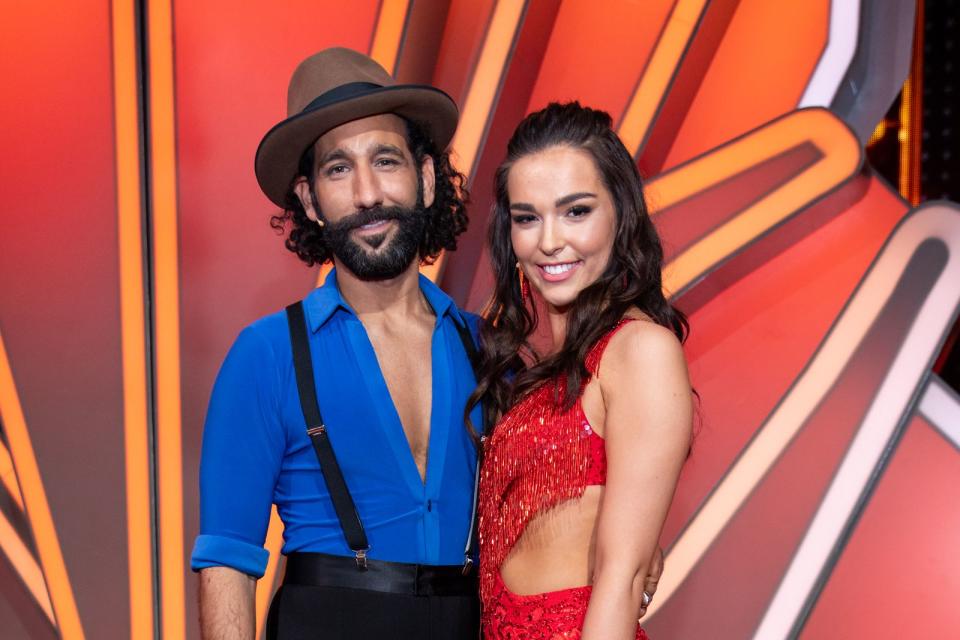 Lili Paul-Roncalli und Profi-Tänzer Massimo Sinató siegten 2020 in der 13. Staffel der RTL-Show "Let's Dance". In diesem Jahr wird Sinató allerdings ebenfalls fehlen. (Bild: 2020 Getty Images/Joshua Sammer)