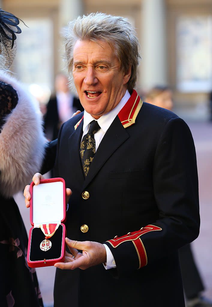 <p>Stewart received a knighthood in recognition of his services to music and charity in 2016.</p>