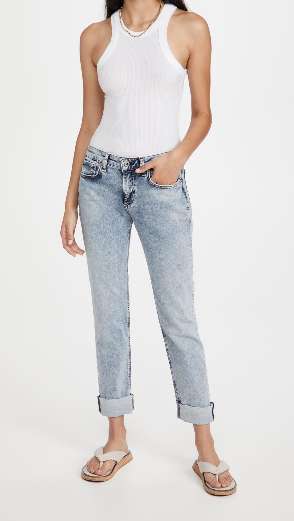 23) Dre Loopback Boyfriend Jeans