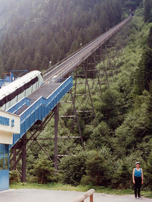 The Kaprun train photographed a few weeks before a disaster on November 11, 2000, that killed 155 people. File Photo by Adrian Pingstone/Wikimedia