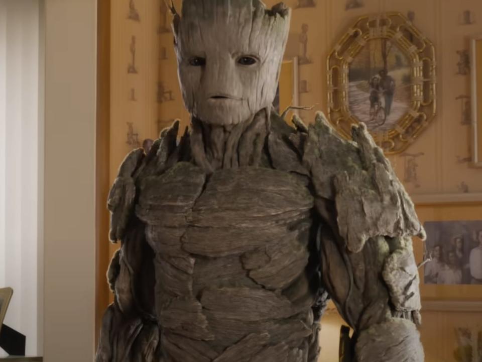 Groot in Guardians of the Galaxy Vol 3