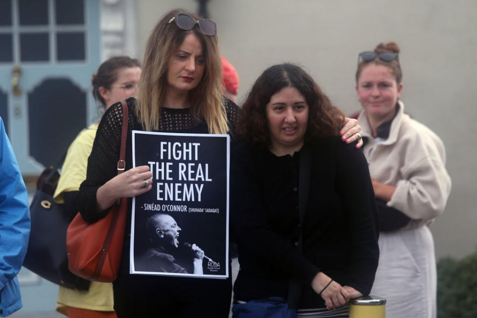 Funeral of Irish Musician Sinead O'Connor in Bray