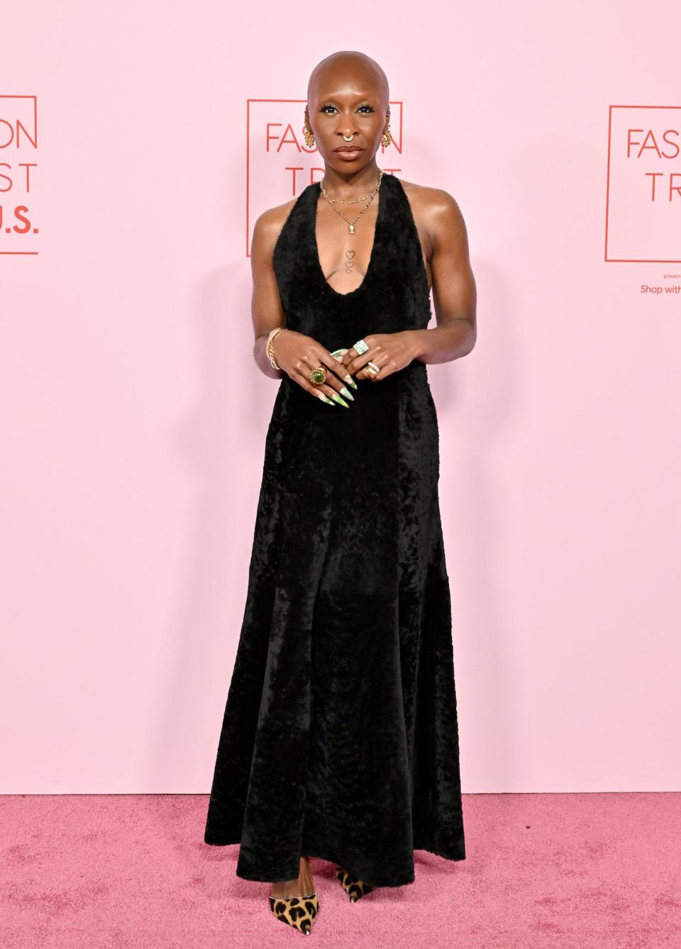 Cynthia Erivo attends the 2024 Fashion Trust Us Awards.