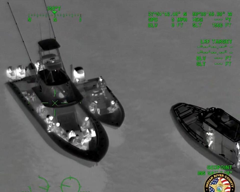 In what was described as a smuggling attempt, a boat with 24 men, women and children from Haiti was stopped by the Indian River County Sheriff's Office, along with state and federal law enforcement and immigration officials plus the U.S. Coast Guard on Feb. 29, 2024.