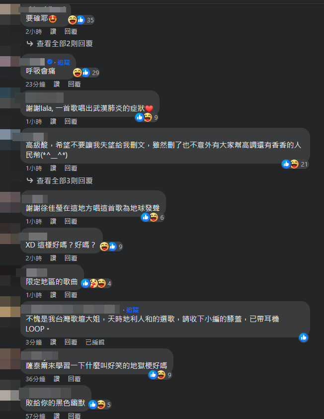 圖片翻攝自 徐佳瑩 臉書