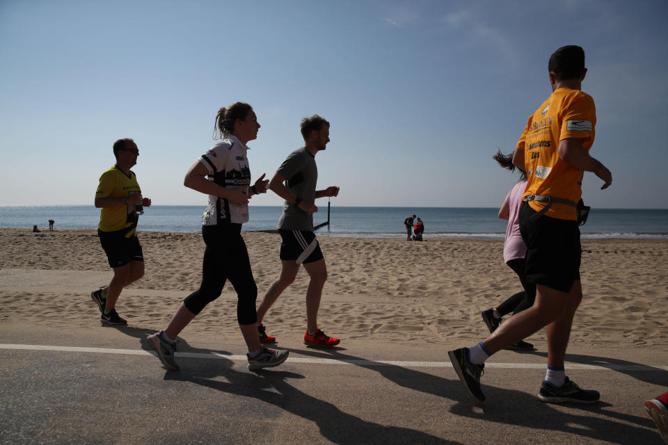 Britain has been basking in sunshine over Easter weekend (Picture: Andrew Matthews/PA Wire)