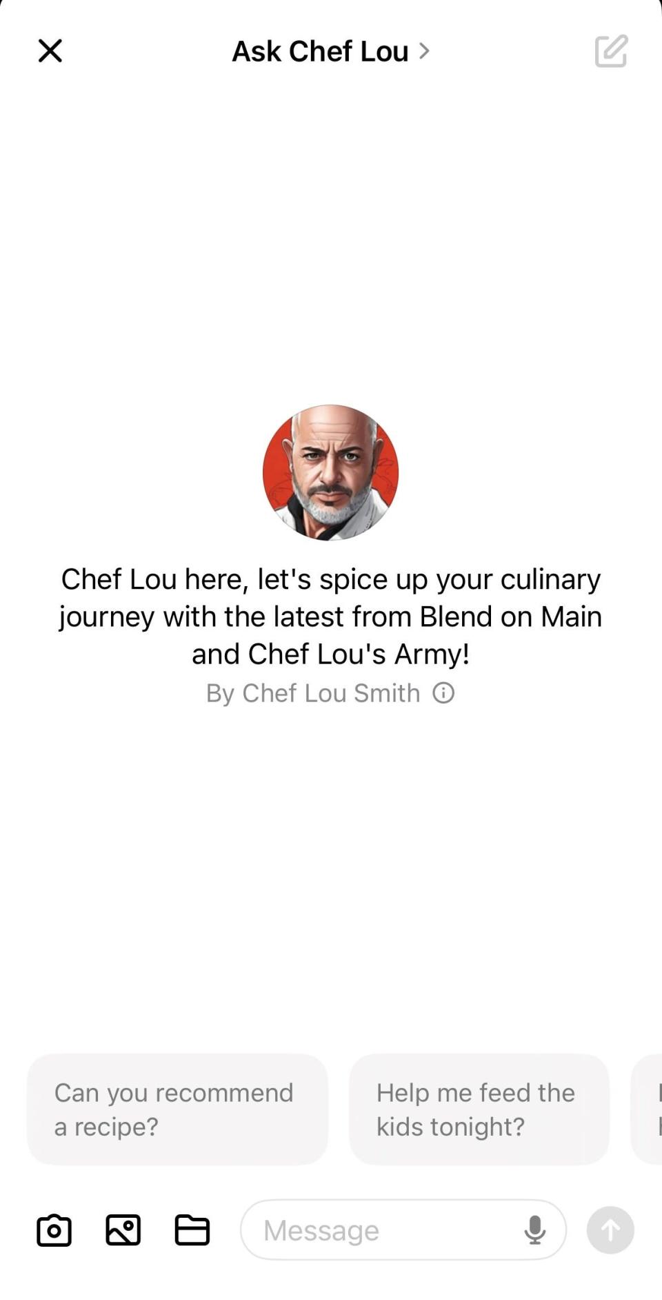 Chef Lou Smith of Blend on Main and The Peach Pit Cafe in Manasquan shares his culinary knowledge via ChatGPT.