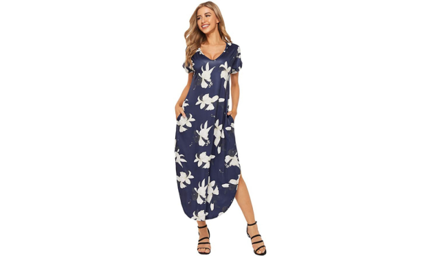 Amazon has tons of slimming maxi dress ...