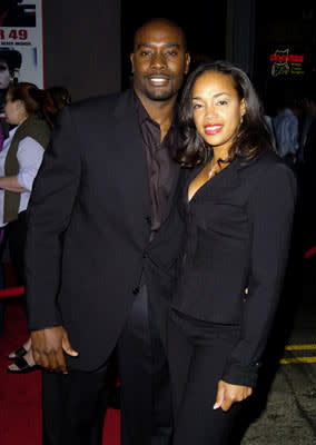 Morris Chestnut and wife Pam at the Hollywood premiere of Touchstone Pictures' Ladder 49