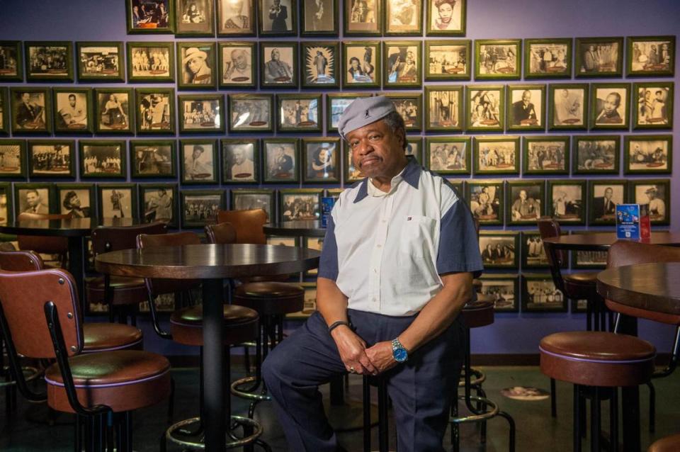 Kansas City poet Stanley Banks, photographed at the American Jazz Museum. His grandmother once told him she knew jazz great Count Basie so well, “he could have been your granddaddy.”