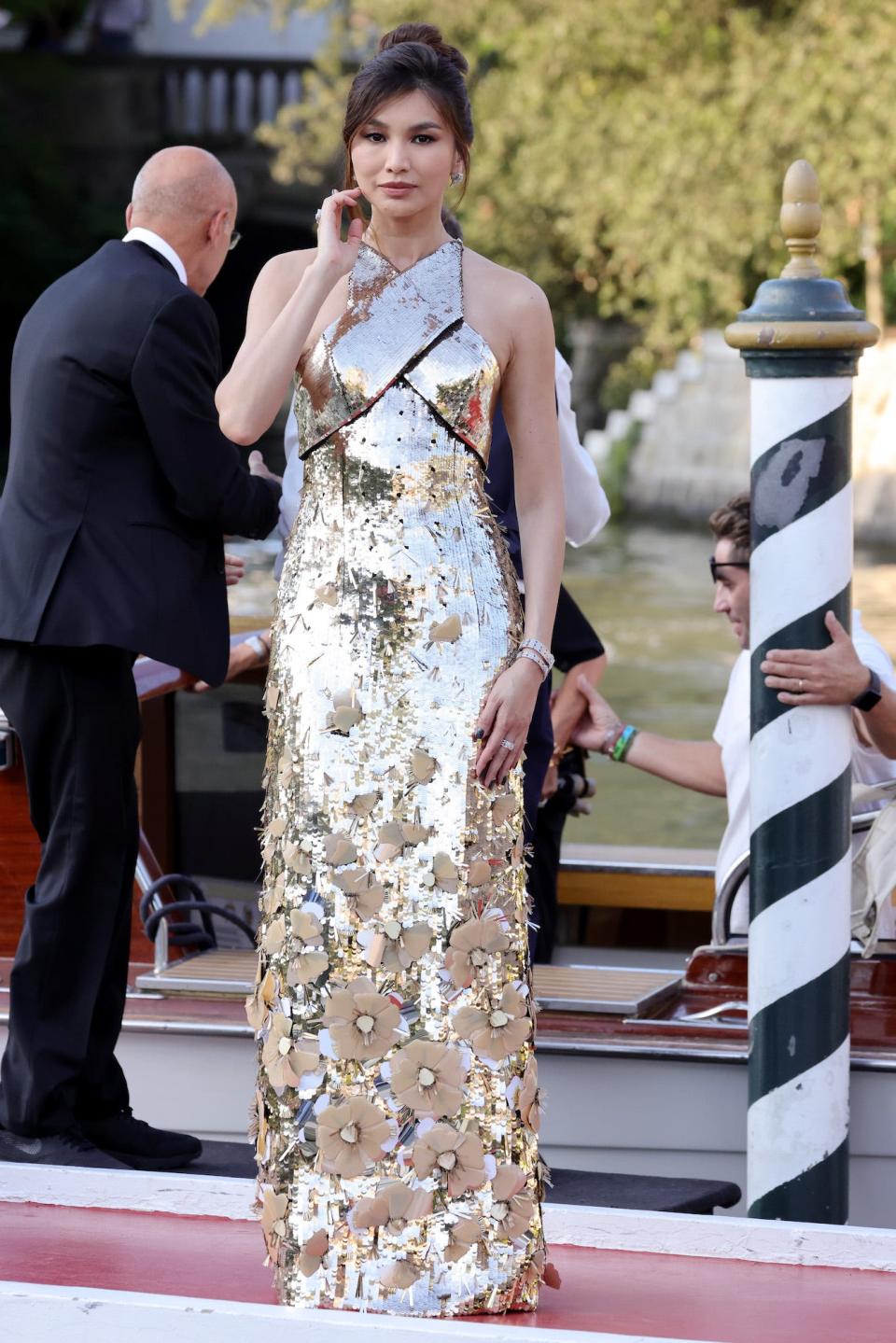 Gemma Chan at the Venice Film Festival on September 5, 2022.