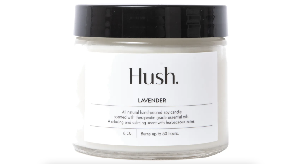 A photo of Hush Candle.