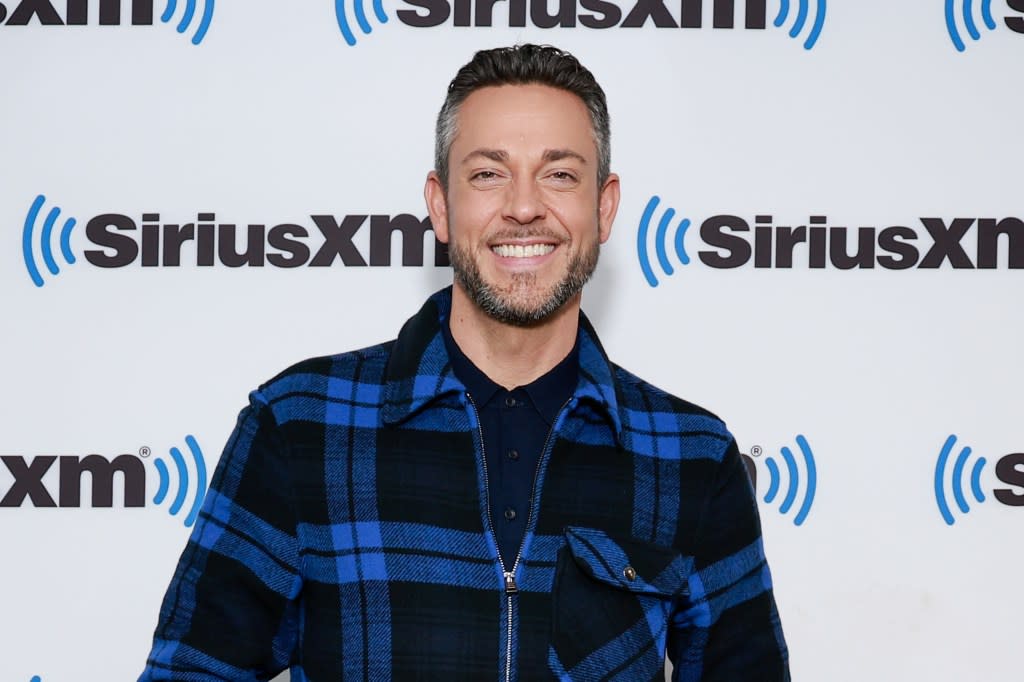 NEW YORK, NEW YORK - MARCH 16: Zachary Levi visits SiriusXM Studios on March 16, 2023 in New York City. (Photo by Jason Mendez/Getty Images)