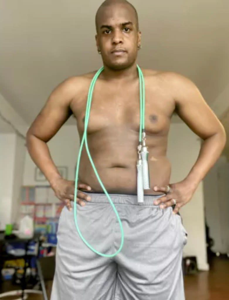 NYC father of three Joseph Graham Jr. claims he lost nearly 80 pounds by committing to one simple exercise: Jumping rope. Joseph Graham Jr