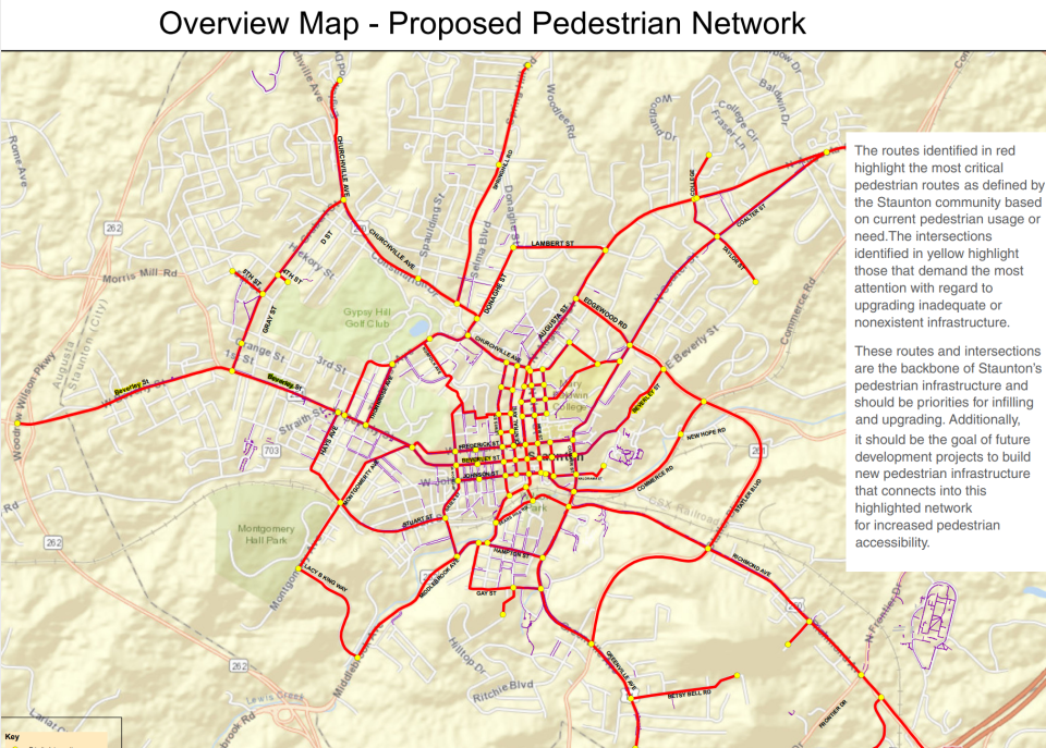 The plan map as seen in the 2018 report..