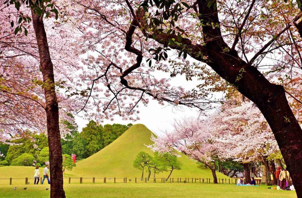 水前寺成趣園－築山