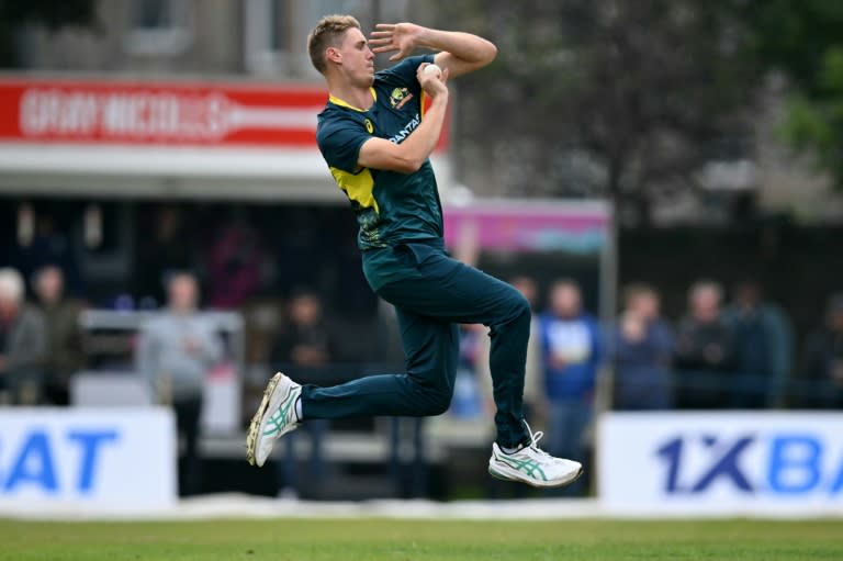 Cameron Green inspired Australia to complete a T20 series clean sweep of Scotland (ANDY BUCHANAN)