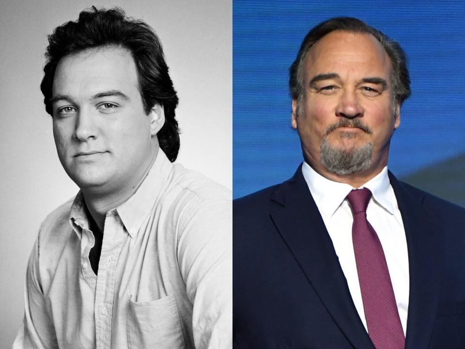 Jim Belushi then and now