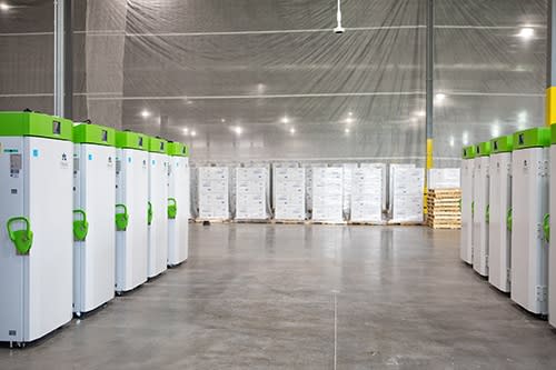 A UPS freezer farm in in Louisville, Ky.<span class="copyright">UPS</span>