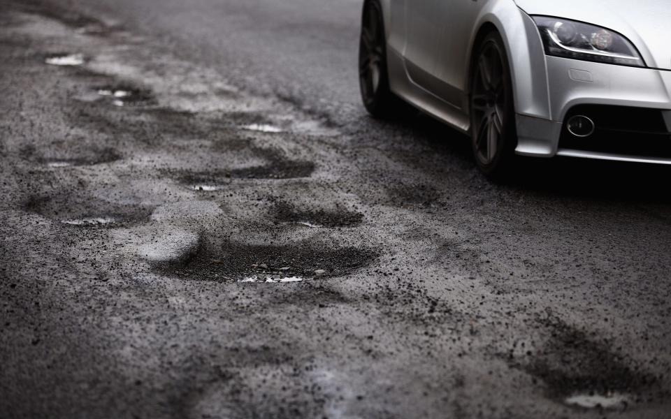 Broken streets makes it difficult for the cars to calculate simple decisions and to know where they are - 2011 Getty Images